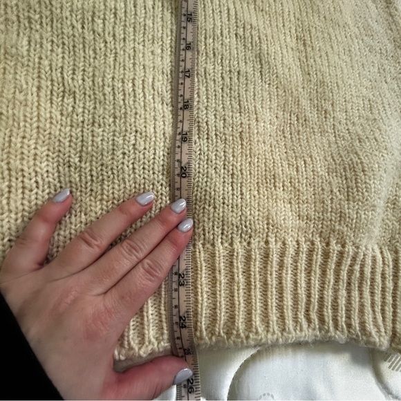 HERITAGE vintage Irish Intarsia sweater 100% wool size medium - Picture 7 of 8